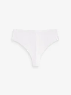 Next Noir/Blanc/Ppraline Nude - Lot 3 culottes invisibles et confortables String taille haute Outlet