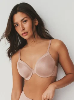 Next Noir/Blanc/Ppraline Nude - Lot de 3 soutiens-gorge t-shirts AE Ultimate Comfort Sale