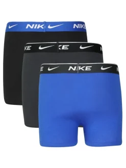 Nike Noir/Bleu - Lot de 3 boxers garçon Outlet