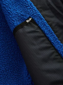 Superdry Noir/Bleu - Peignoir Discount