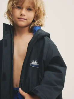 Superdry Noir/Bleu - Peignoir Discount