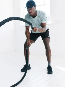 Next Noir/bleu marine - 9 Inch - Lot de 2 shorts de sport Active Gym Hot