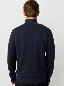 Next Noir/bleu marine - Lot de 2 pulls N. Premium 100% coton Coupe classique Premium Quarter Zip Online