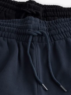 Next Noir/bleu marine - Ouvert - Brushback Heavyweight Open 2 Pack Joggings New