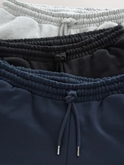 Next Noir/Bleu marine/Gris Marl - Brushback Heavyweight 3 Pack Joggings Online