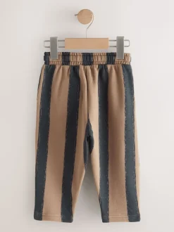 Next - Joggings Jambe large en jersey (3mois à7ans) Noir/Brun Hot