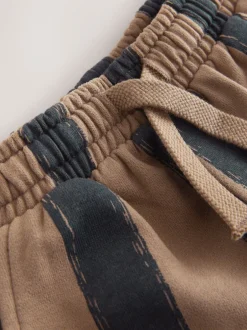 Next - Joggings Jambe large en jersey (3mois à7ans) Noir/Brun Hot