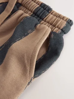 Next - Joggings Jambe large en jersey (3mois à7ans) Noir/Brun Hot