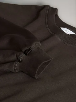 The Set Noir/chocolat - lot de 2 Sweat-shirts longs à Col rond Hot