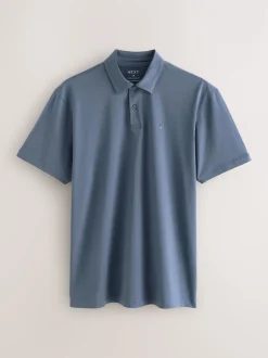 Next - Ajustement régulier - Polo en jersey Manches courtes 5 Pack Noir/écru/bleu/vert/rose New