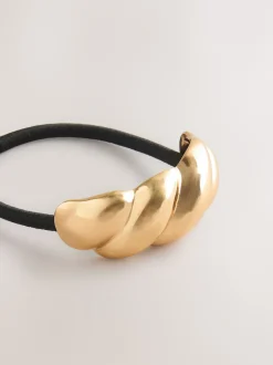 Next Noir/doré - Bobble à cheveux torsadés Discount