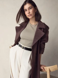 Next Noir/doré - Ceinture N. Premium Made In Italie en Cuir Sale