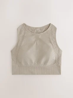 Next Noir/grège - Lot de 2 soutiens-gorge de sport sans coutures à col montant et impact modéré Best