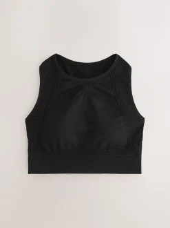 Next Noir/grège - Lot de 2 soutiens-gorge de sport sans coutures à col montant et impact modéré Best