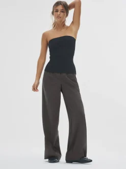 The Set Noir/Gris - lot de 2 pantalons plissés amples Online