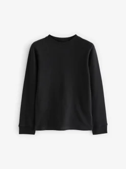 Next - Lot de 2 Hauts thermiques à manches longues (2-16ans) Noir/gris anthracite Online