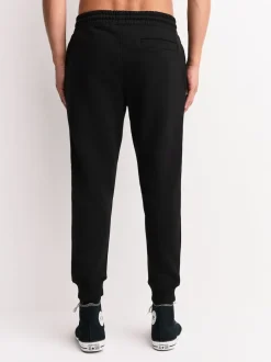 Next Noir/gris ardoise - Lot de 2 pantalons de jogging épais à dos brosse droit Best