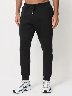 Next Noir/gris chiné - Lot de 2 Joggings Coupe ajustée à dos brossé Hot