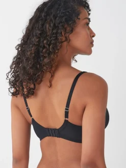 Next Noir/Gris chiné/Blanc - Lot de soutiens-gorge DD en coton Blend Ultimate Comfort 3 Coupe pleine sans rembourrage New