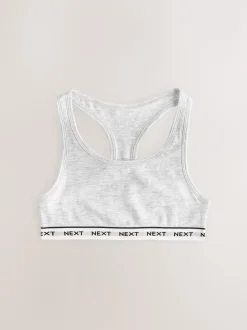 Next Noir/Gris/Blanc - Lot de 3 hauts courts dos de coureur (5-16 ans) Sale