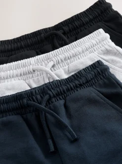 Next Noir/gris/bleu marine - Short en jersey 3 Pack (3mois-7ans) Clearance