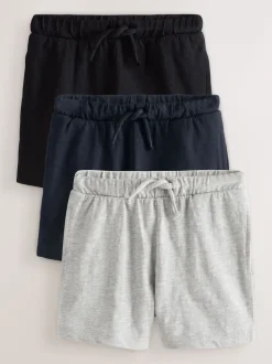 Next Noir/gris/bleu marine - Shorts légers Lot de 3 (3mois à7ans) Best