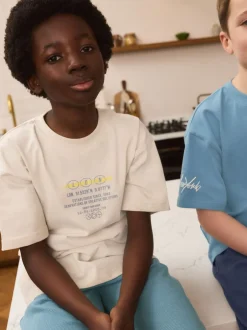 Next - Pyjama court 3 Pack (3-16ans) noir/gris/jaune New