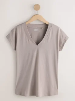 Next Noir/gris/rose - Lot de 7 T-shirts à mancherons Online