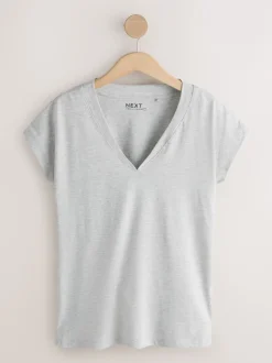 Next Noir/gris/rose - Lot de 7 T-shirts à mancherons Online