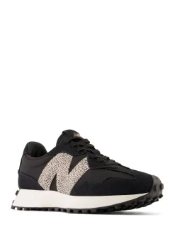 New Balance - 327 Trainers Noir/imprimé léopard Discount