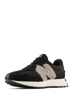 New Balance - 327 Trainers Noir/imprimé léopard Discount