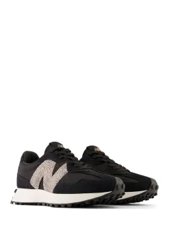 New Balance - 327 Trainers Noir/imprimé léopard Discount