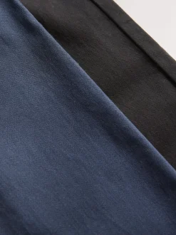 Next Noir/Marine - Lot de pantalons à enfiler côtelé ( 2 ) Lot de (3-16ans) Sale