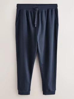 Next Noir/Marine - Ourlets resserrés - Lot de 2 pantalons de jogging ouverts Loopback Soft Touch Hot