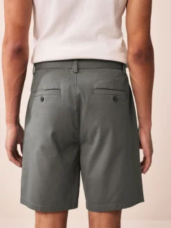 Next Noir/Marine/Charbon - Ajustement droit - Short chino extensible 3 Pack Outlet