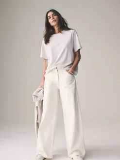 The Set Noir/marron/taupe/rose/rose clair/Cream/blanc - lot de 7 t-shirts essentiels Online