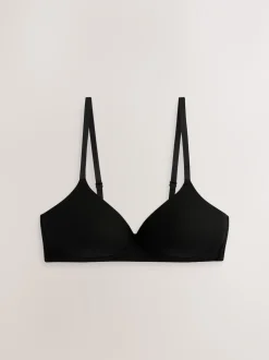 Next Noir/Noir/Blanc/Praline Nude - Lot de 4 soutiens-gorge en coton Best