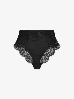 Next Noir/Nu - Culotte en dentelle avec contrôle de l'abdomen 2 Pack Hot