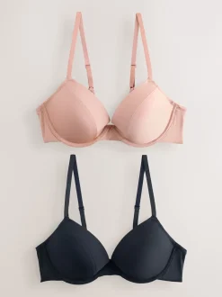 Next Noir/Nu - Lot de 2 Soutiens-gorge A-E Smoothing Ultimate Comfort Best