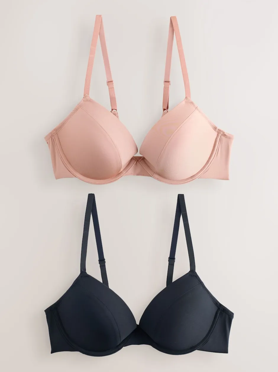 Next Noir/Nu - Lot de 2 Soutiens-gorge A-E Smoothing Ultimate Comfort Best