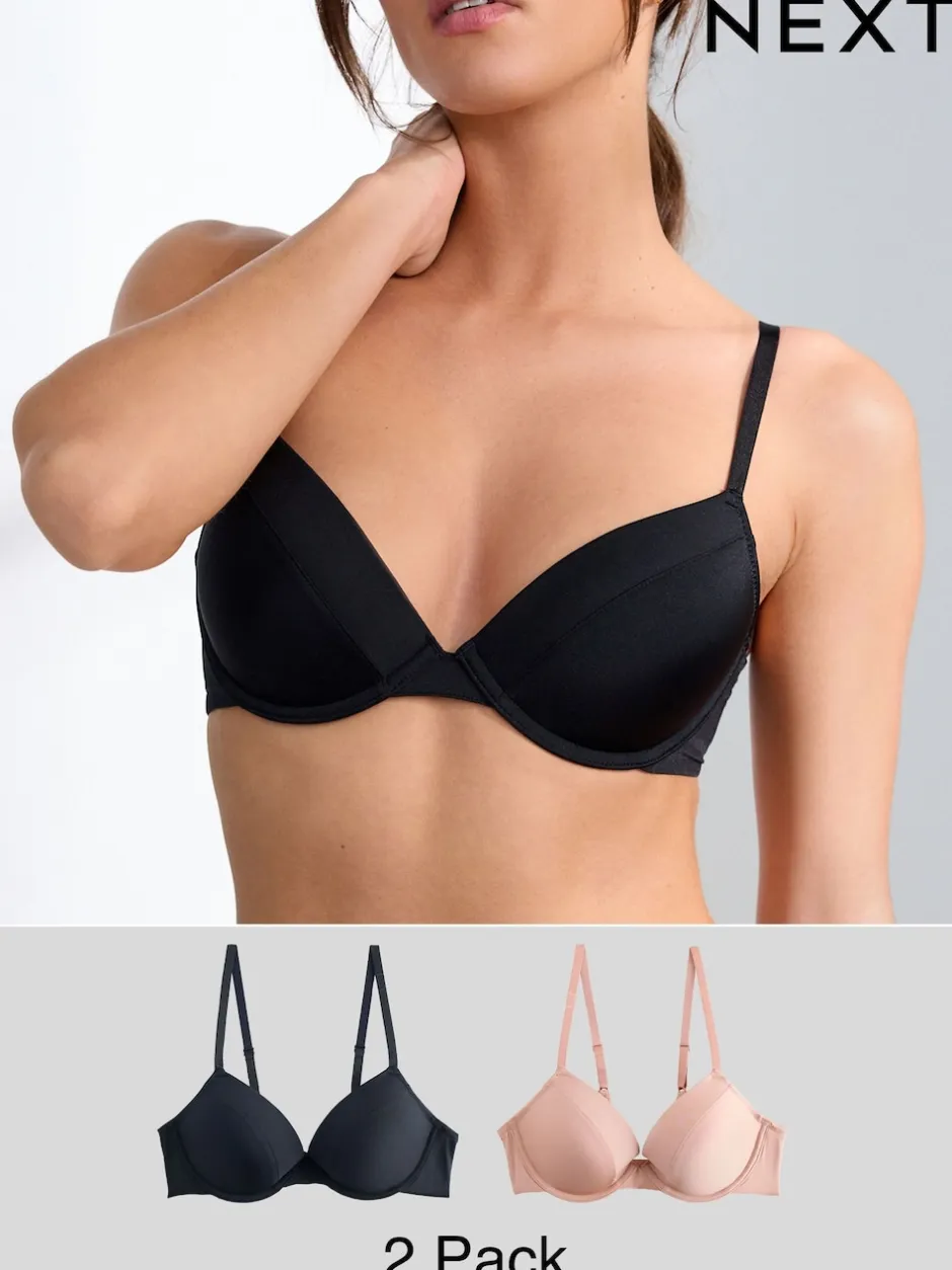 Next Noir/Nu - Lot de 2 Soutiens-gorge A-E Smoothing Ultimate Comfort Best