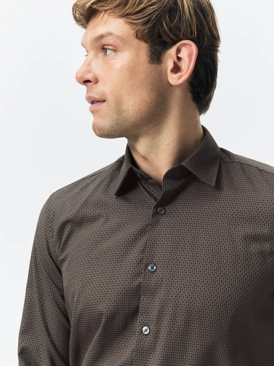 Next - Chemise de soirée élégante à manches longues Noir/Or Discount