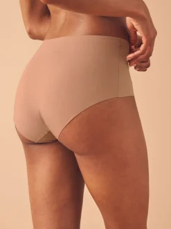 Next Noir/praline nude/chocolat nude - Lot 3 culottes invisibles et confortables Mi-long Sale