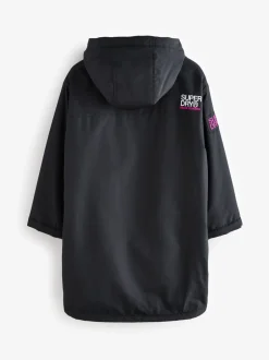 Superdry Noir/Rose - Peignoir Outlet