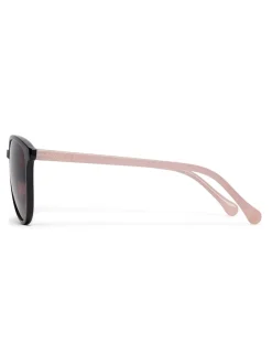 Ted Baker Noir/Rose - Lunettes de soleil classiques pour les yeux ronds Best