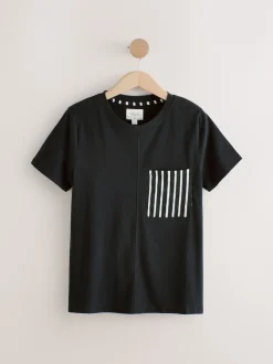 Next Noir/Rose Rayure - Ensemble de 2 pyjamas shorts Outlet