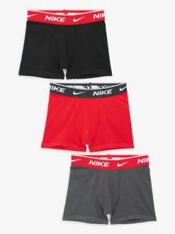 Nike Noir/Rouge - Lot de 3 boxers garçon Outlet