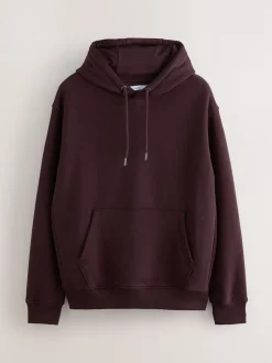 Next Noir/rouge bordeaux - Lot de 2 sweats à capuche en jersey riche en coton Online