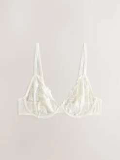 Next Noir/Rouge/Crème - Paquet de soutiens-gorge en dentelle 3 New