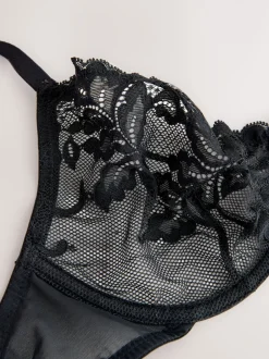 Next Noir/Rouge/Crème - Paquet de soutiens-gorge en dentelle 3 New